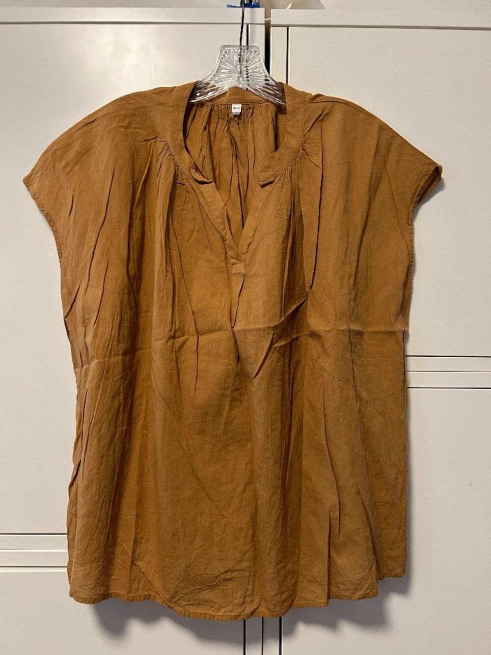 Muji - 100% Cotton Oversized Top - Size XS/S